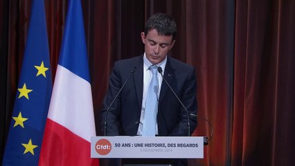 50 ans de la CFDT : Intervention du Premier ministre Manuel Valls