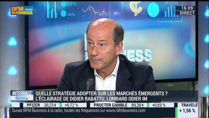 Marchés émergents : peut-on parler de crise ? : Didier Rabattu - 05/11