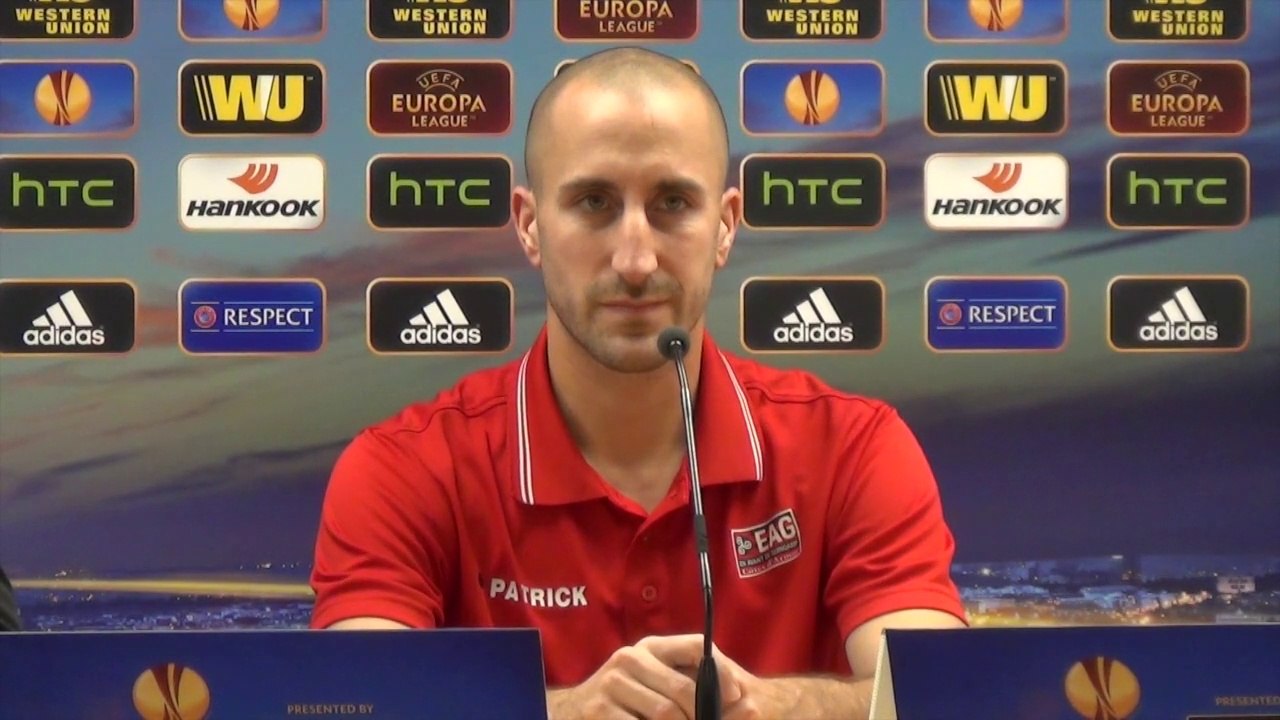 EAG-MINSK: Lionel Mathis en conférence de press...