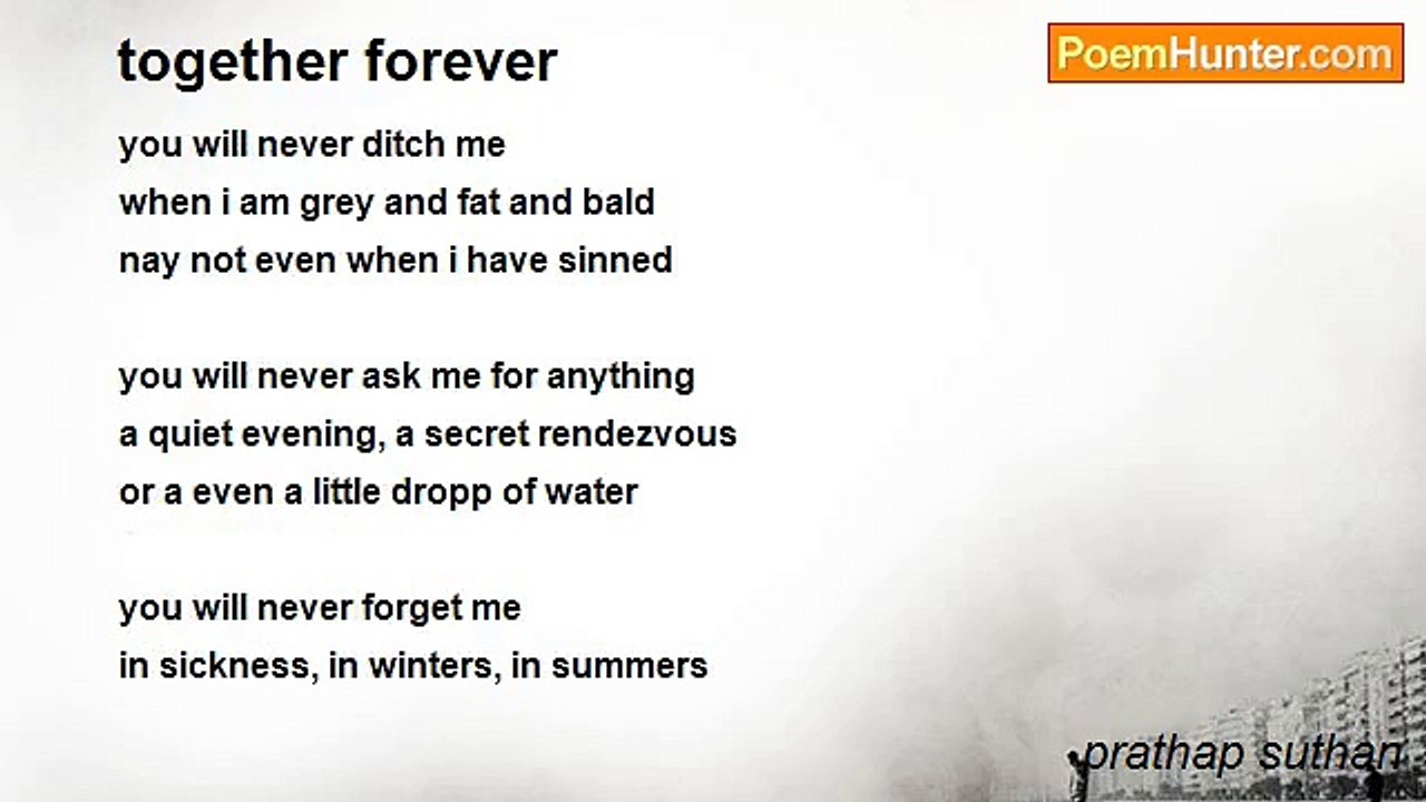 prathap suthan - together forever