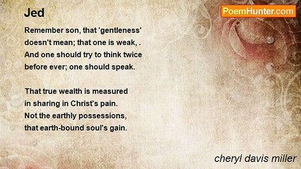 cheryl davis miller - Jed