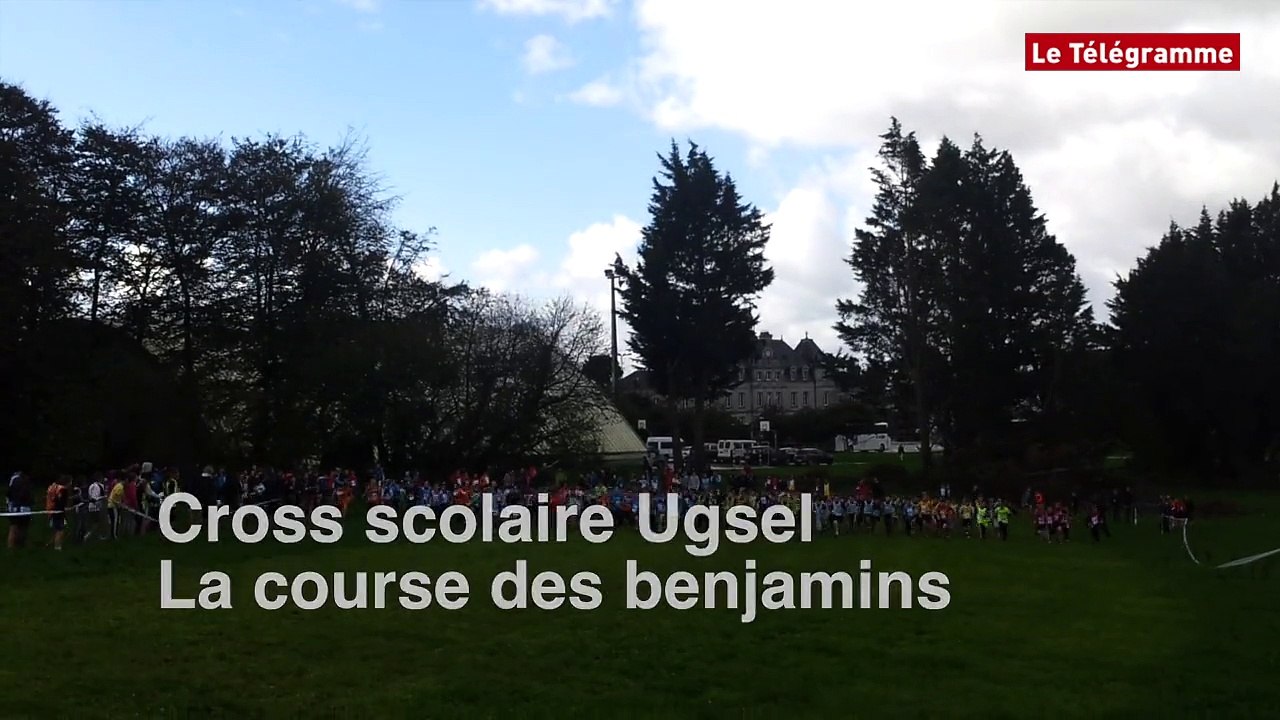 Cross scolaire Ugsel. La course des benjamins