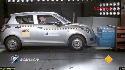Suzuki Maruti Swift crash test - zero star safety
