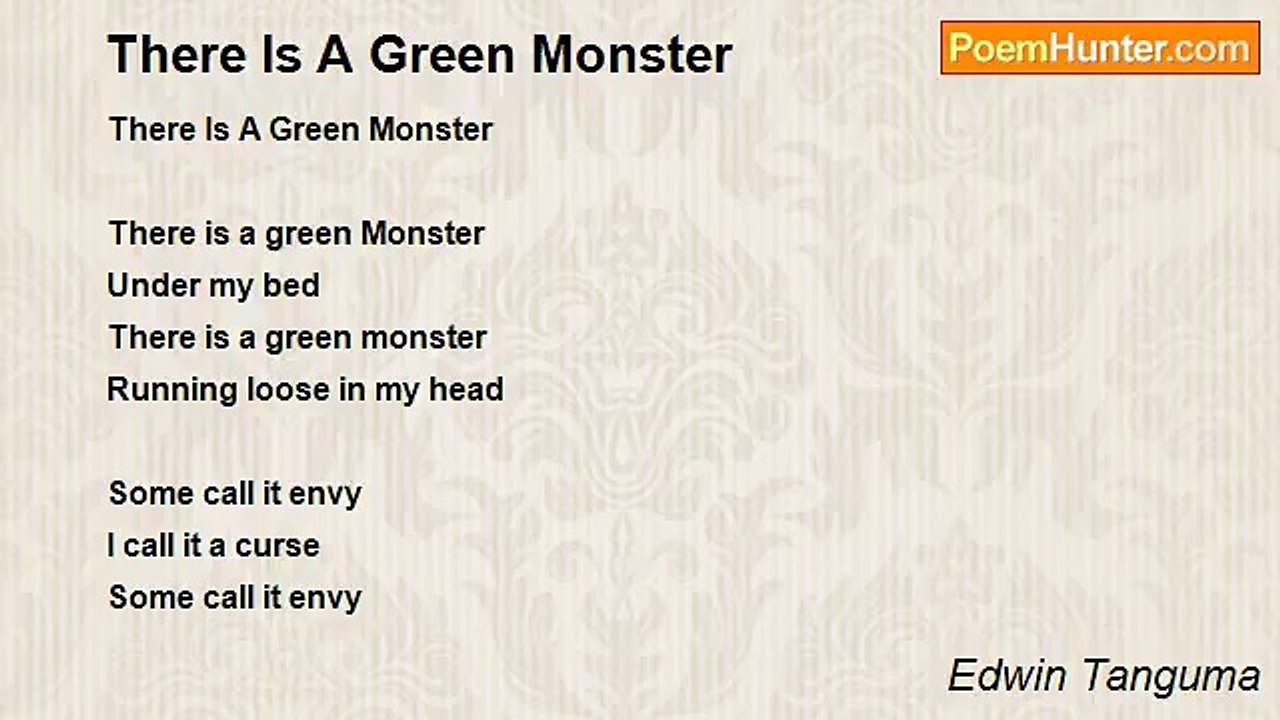 Edwin Tanguma - There Is A Green Monster
