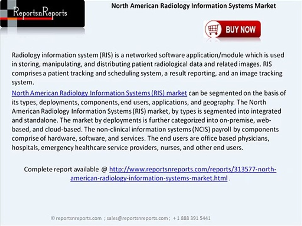 Analysis of North American Radiology Information Systems Market