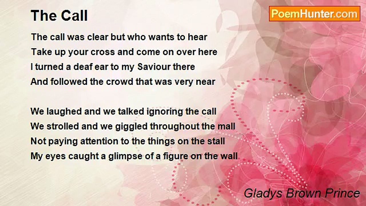 Gladys Brown Prince - The Call