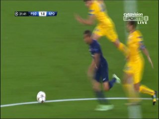 32' Παρί-ΑΠΟΕΛ Επέλαση Λούκας