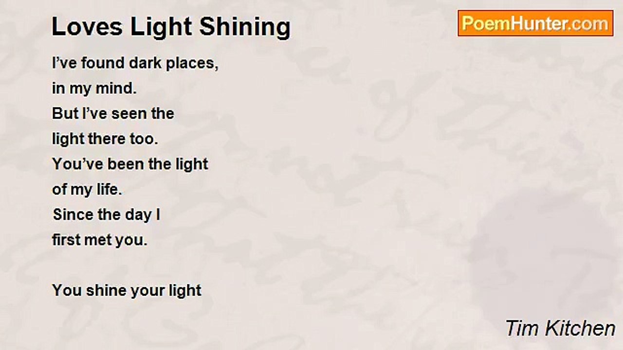 Tim Kitchen - Loves Light Shining