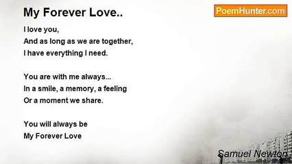 Samuel Newton - My Forever Love..