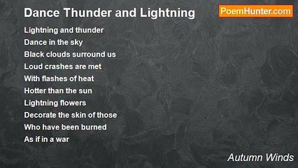 Autumn Winds - Dance Thunder and Lightning