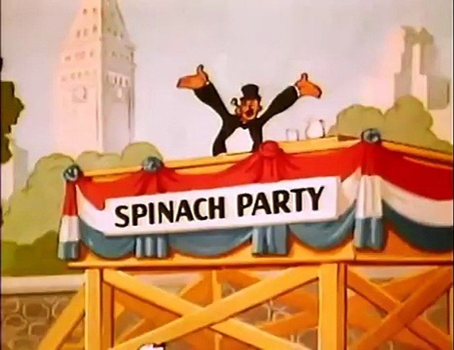 Popeye - Popeye for President (1956) Classic Animated Cartoon
