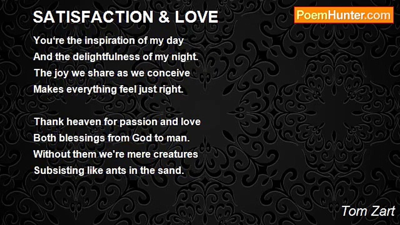 Tom Zart - SATISFACTION & LOVE