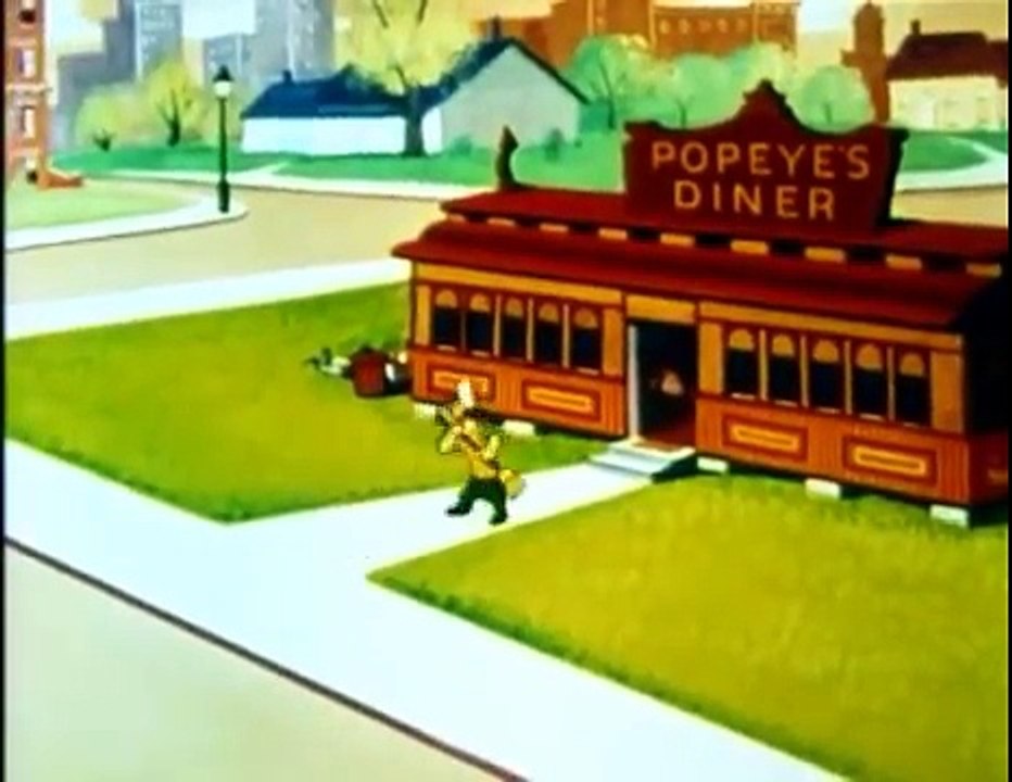 Popeye - Spree Lunch (1957) Classic Animated Cartoon