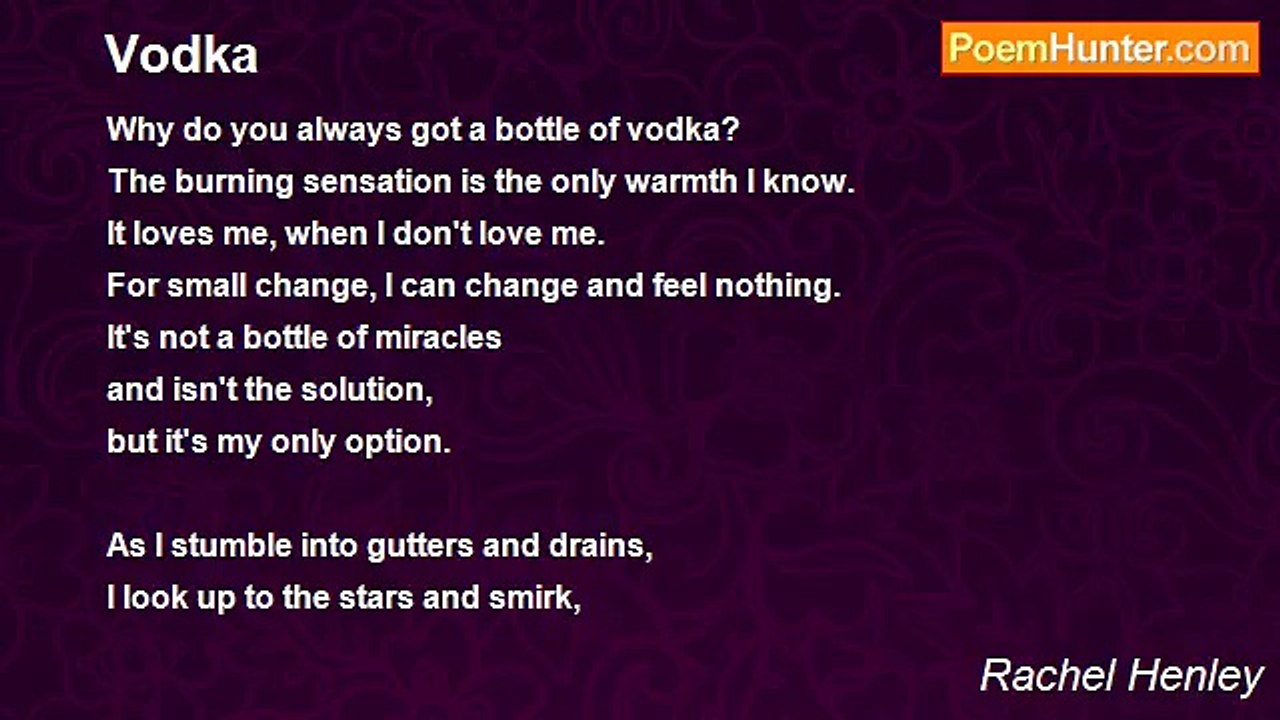 Rachel Henley - Vodka