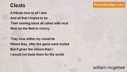 william mcgehee - Cleats