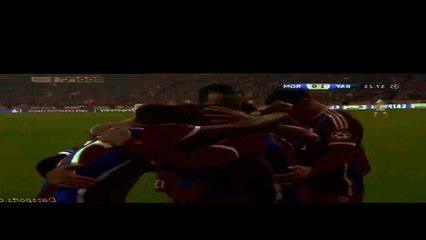 Frank Ribery Goal Bayern Munich vs As Roma 1-0 Champions league 2014