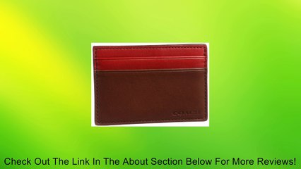 Coach Bleecker Colorblock ID Card Case 74667 Review