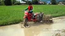 Motosiklet İle Pirinç Tarlası Sürmek - Araba Tutkum