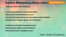 Imam Setiaji Ronoatmojo - Kwatrin Memandang Bulan (Indonesian)