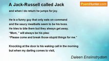 Daleen Enslinstrydom - A Jack-Russell called Jack
