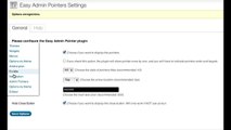 Easy Admin Pointers - Wordpress admin tour with pointers