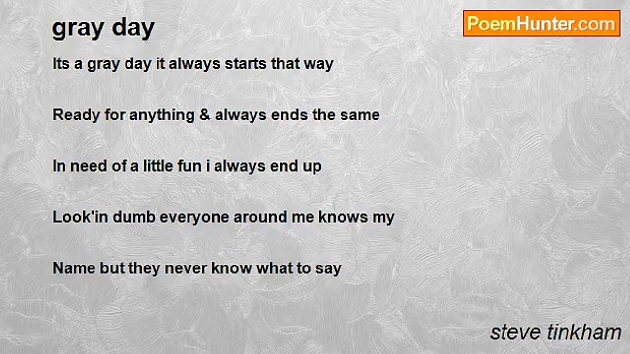 steve tinkham - gray day