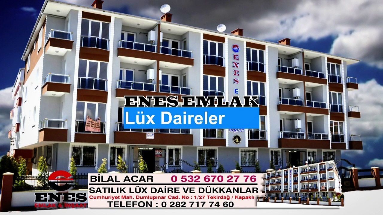 Kapaklıda Satılık Daireler - www.enesemlakinsaat.com
