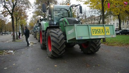 Manifestation des agriculteurs : les tracteurs envahissent Nancy