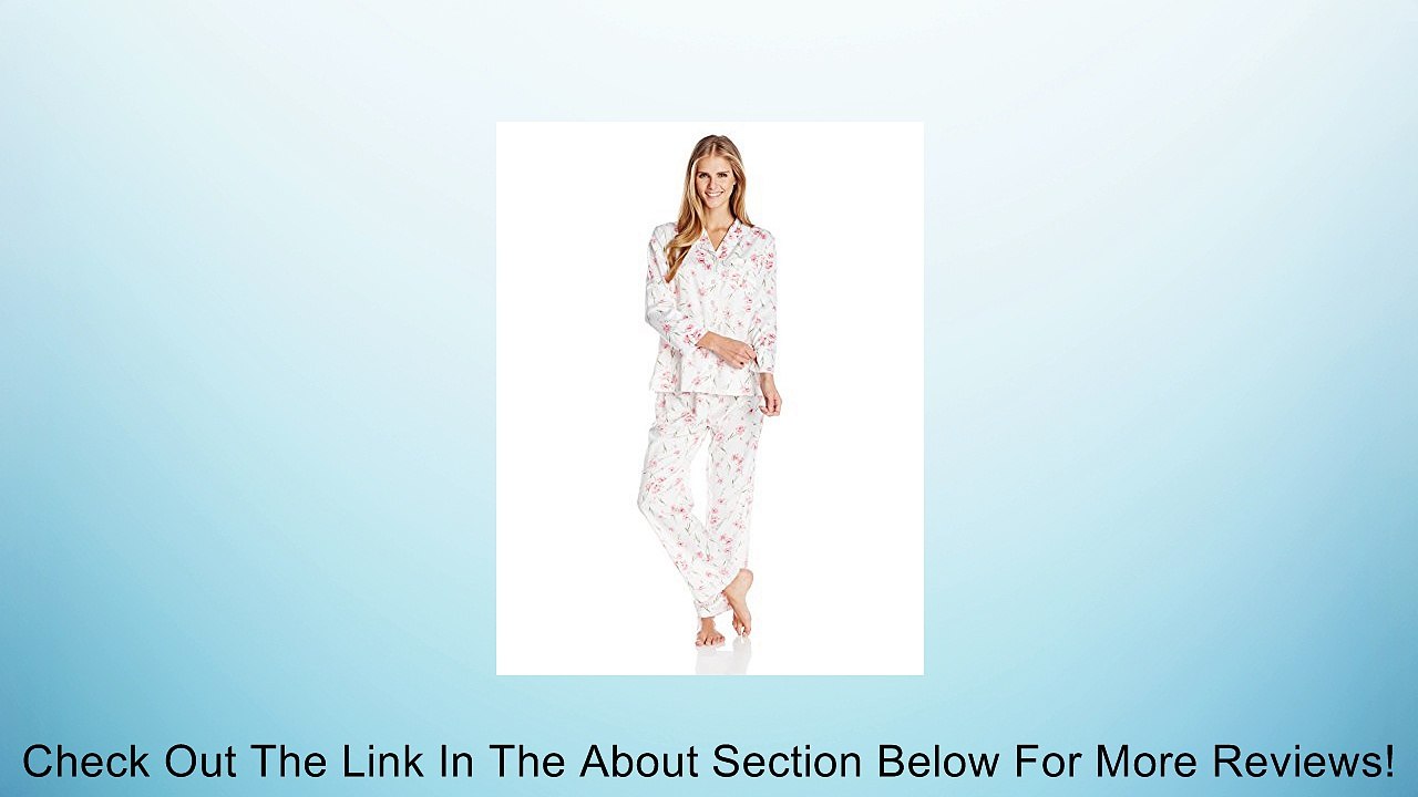Carole Hochman Women's Brushed Satin Notch Collar Pajama Set Review