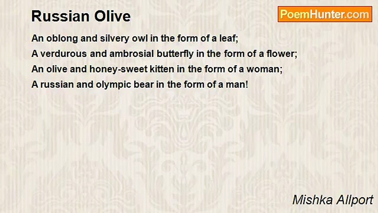 Mishka Allport - Russian Olive