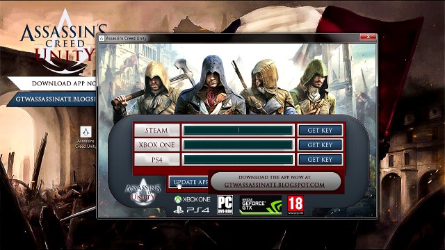 Assassins Creed Unity free Steam Keys giveaway!