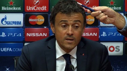Luis Enrique: "Messi es el mejor jugador que he visto en mi vida"