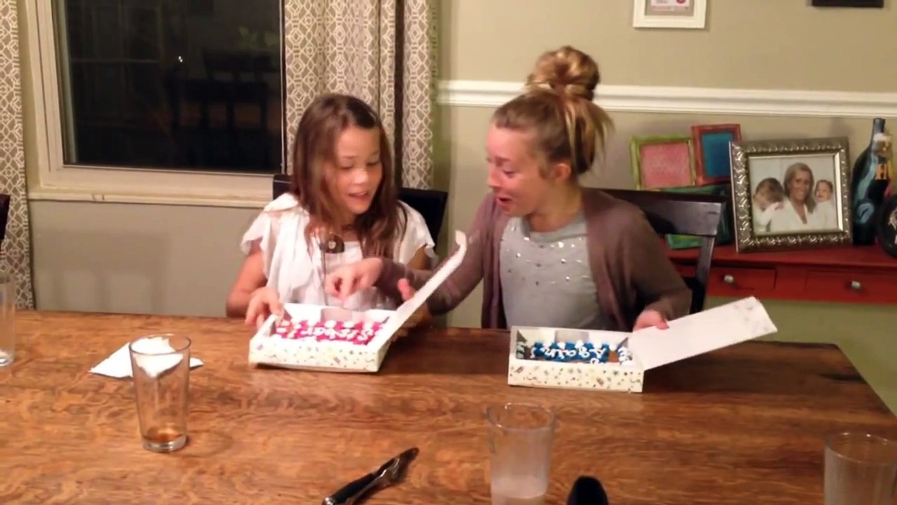 Deux filles apprennent qu’elles vont devenir grande soeur ! avoir
