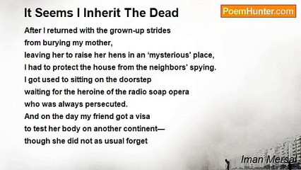 Iman Mersal - It Seems I Inherit The Dead