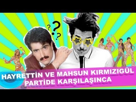 Hayrettin ve Mahsun Kırmızıgül partide karşılaşınca :)