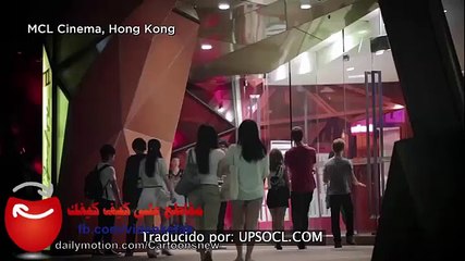 مميز جدا هذا ما فعلته احدى دور السينما في هونغ غونغ لتنبه الجمهور من عدم استعمل الهاتف اثناء قيادة السيارة