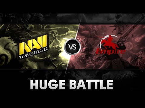 Huge battle by Na'Vi vs Team Empire @Excellent Moscow Cup 2