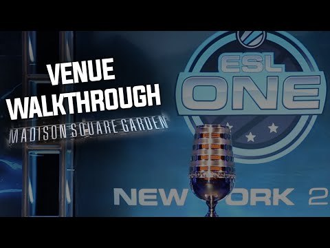 ESL One New York venue overview - Madison Square Garden (Eng subs)
