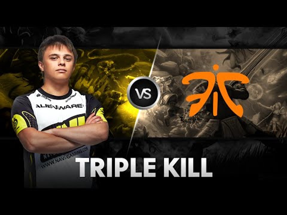 Triple Kill By Funn1k vs Fnatic @D2 Champions League S4