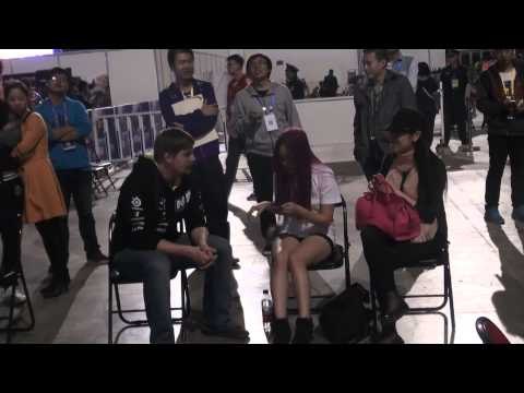 Fun video during match Na`Vi vs LGD @ WCA 2014
