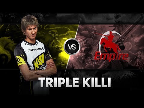 Triple kill by Dendi vs Empire @ D2CL S4