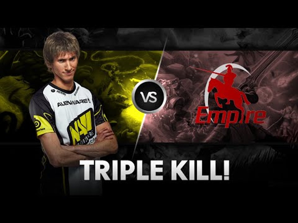 Triple kill by Dendi vs Empire @ D2CL S4