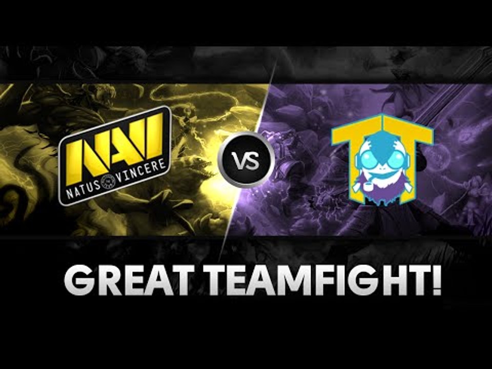Great teamfight by Na`Vi vs Team Tinker @ StarSeries X Europe