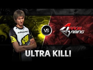 Ultra kill by Dendi vs Arrow @ The International 2014