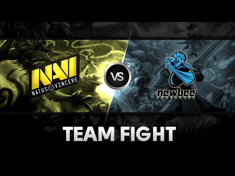 Team fight around Roshan's pit by Na'Vi vs Newbee @ The International 2014