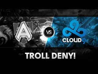 Troll deny by Akke vs C9 @ DreamLeague Season 1