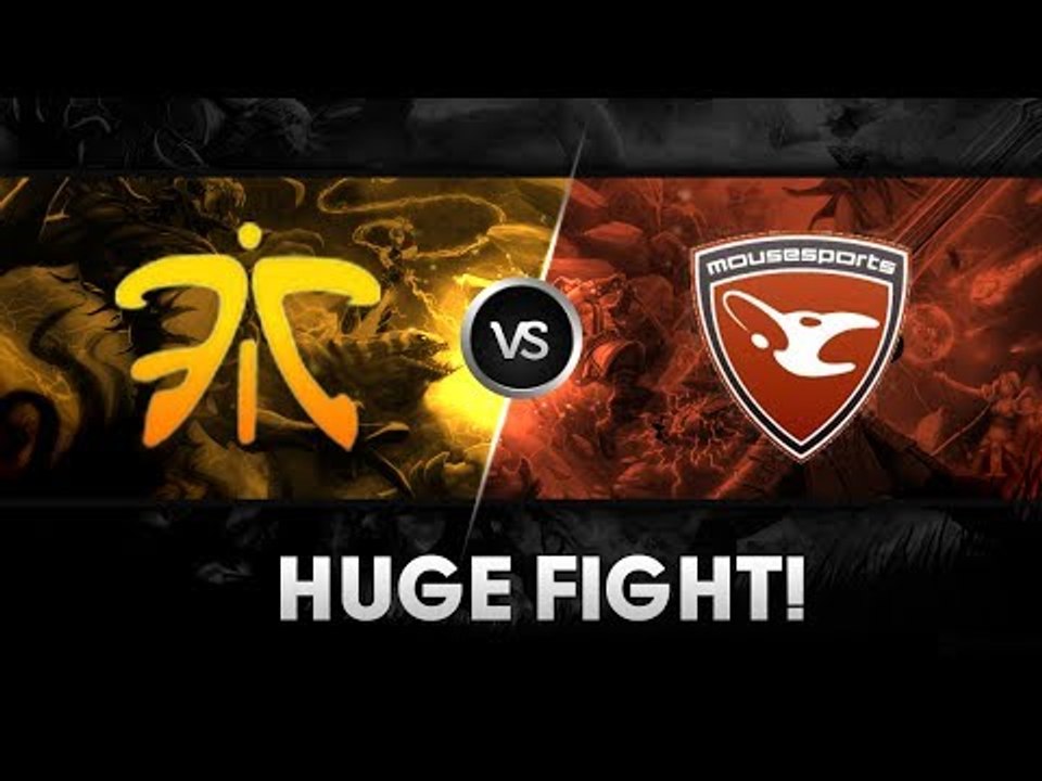 Huge fight by Fnatic vs Mouz @ DreamHack Summer 2014