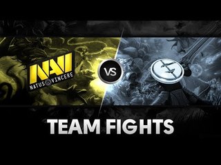 Team fights by Na'Vi vs EG @ The Summit