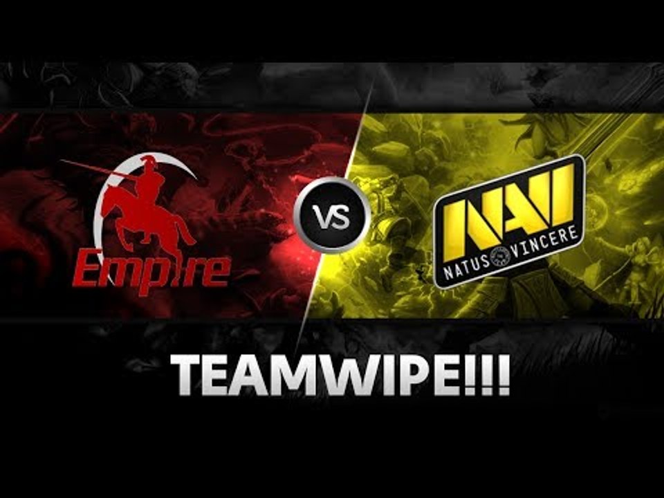 Teamwipe by Empire vs Na`Vi @ D2CL S3