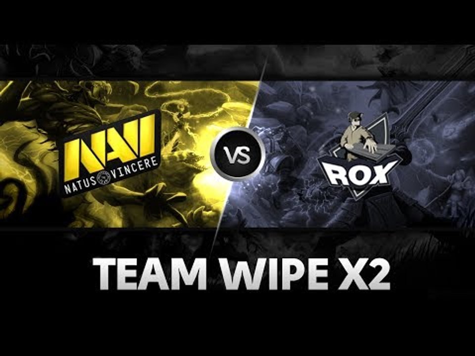 Team Wipe x2 by Na'Vi vs RoX.KIS @ Starseries IX